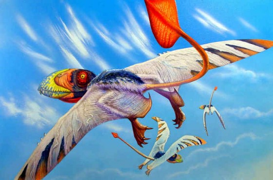 Dimorphodon, "reptil" bergigi di rahang