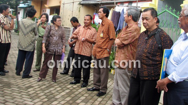 Rombongan pejabat BKSDA Jawa Barat berkunjung ke Kere Ayem BF Cileungsi, Bogor.